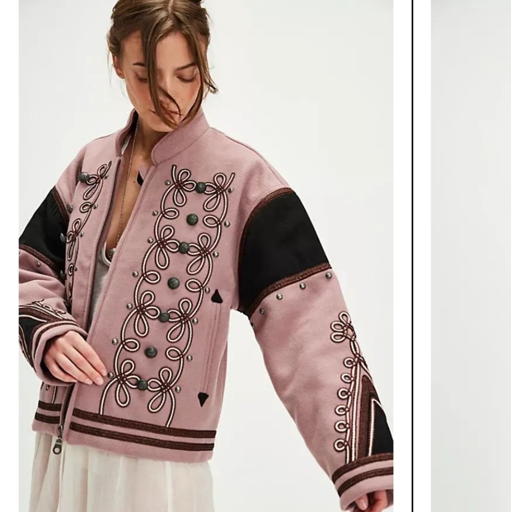 Free People Band Bomber Jacket